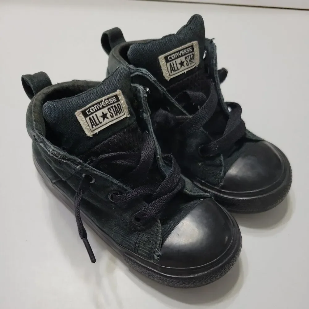 Converse Shoes Boys 10 Chuck Taylor All Star Sneakers Black‎ High Sneaker